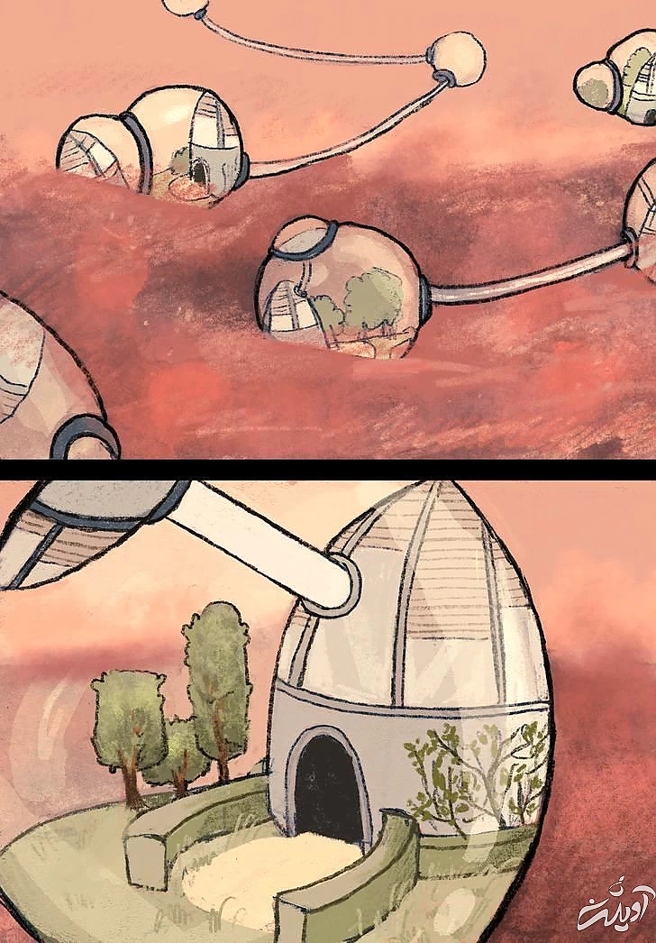 اگر در سیارات دیگر زندگی می کردیم خانه مان چه شکلی بود؟/ عکس